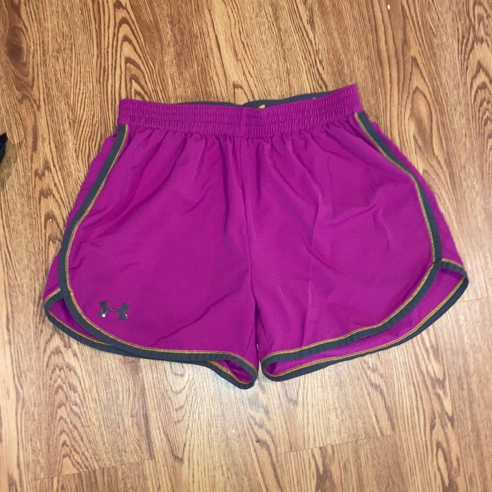 Pink Under Armour Running Shorts
